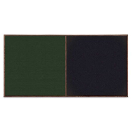 United Visual Products Enclosed Corkboard, 1 Door, 72"x48", 4" Fra, UV3412-BLACK-APRICOT UV3412-BLACK-APRICOT